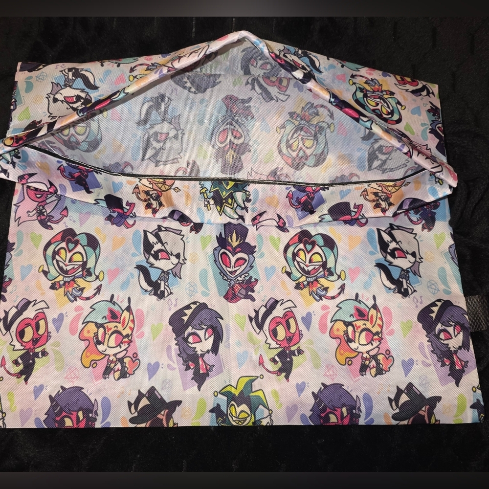 Helluva Boss Drawstring Bookbag Backpack! New Fanmade - Picture 5 of 6